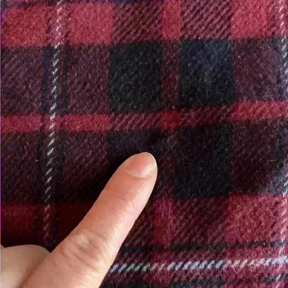 ORVIS Flannel Shirt Mens Extra Large Plaid Shacket Heavyweight Workwear - Picture 8 of 14